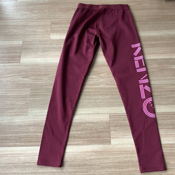 COPY - Kenzo Paris burgundy size small yoga pants leggings - Picture 4 of 11
